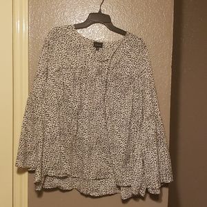 Cheetah boho blouse